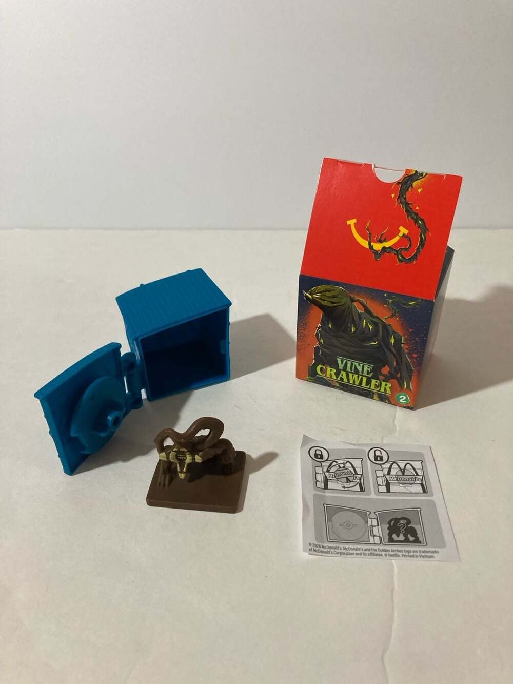 McDonalds Stranger Things Vine Crawler Toy